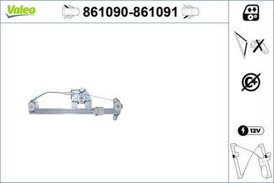 Стеклоподъемник VALEO 861090