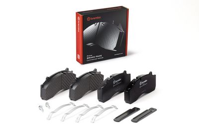 Bremžu uzliku kompl., Disku bremzes BREMBO P A2 003