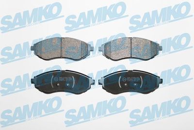 Комплект тормозных колодок, дисковый тормоз SAMKO 5SP1080