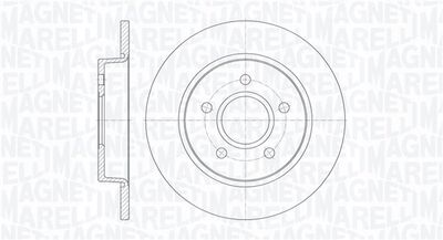 Тормозной диск MAGNETI MARELLI 361302040107