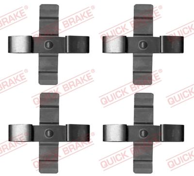 Комплектующие, колодки дискового тормоза QUICK BRAKE 109-1899