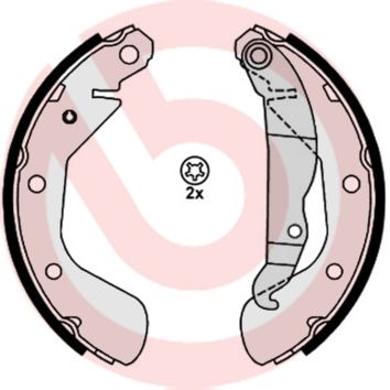 Комплект тормозных колодок BREMBO S 59 514