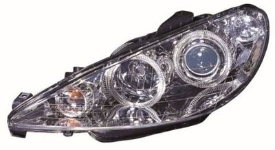 zestaw reflektorów PEU H/L.ANGEL EYES.W/MOTOR.ECE.CRM  FIT FOR: PG..206..'98-. ABAKUS 550-1131PXNDAM1