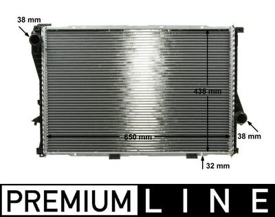Radiators, Motora dzesēšanas sistēma MAHLE CR 295 000P
