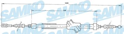 Тросик, cтояночный тормоз SAMKO C0041B