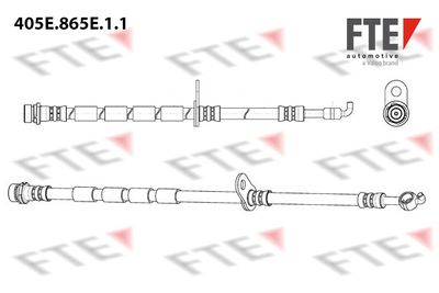 Тормозной шланг FTE 9240570