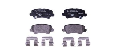 Bremžu uzliku kompl., Disku bremzes HELLA 8DB 355 037-921