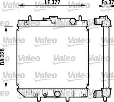 Radiators, Motora dzesēšanas sistēma VALEO 731857
