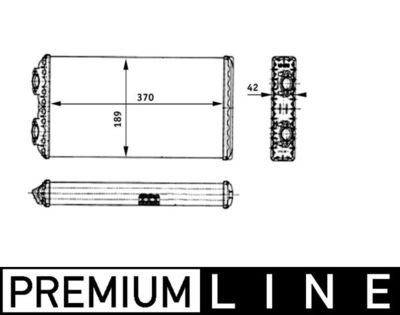Siltummainis, Salona apsilde MAHLE AH 125 000P