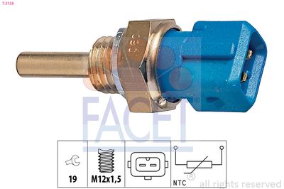 Датчик, температура масла FACET 7.3128