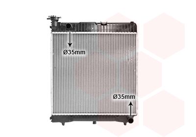 Radiators, Motora dzesēšanas sistēma VAN WEZEL 30002085