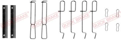 Piederumu komplekts, Disku bremžu uzlikas QUICK BRAKE 109-1265