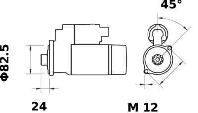 Starteris MAHLE MS 23