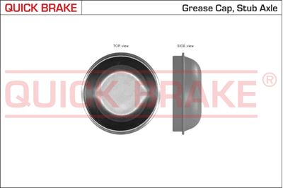 QUICK BRAKE 9827 Vāciņš-/Aizsargvāciņš