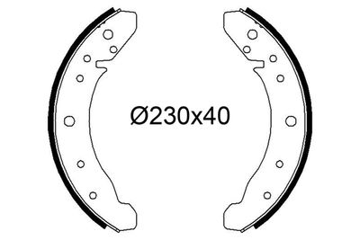 Комплект тормозных колодок VALEO 564265