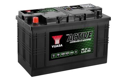 Startera akumulatoru baterija YUASA L35-90