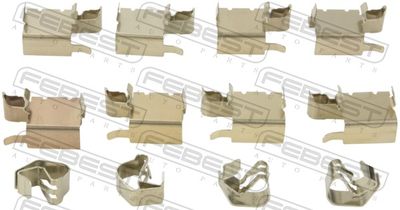 Комплектующие, колодки дискового тормоза FEBEST 0103-NRE180F