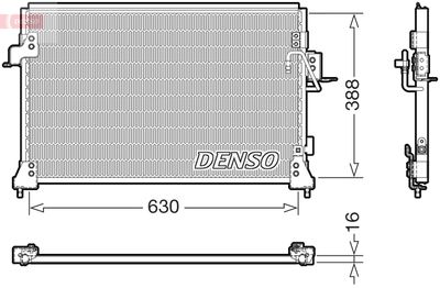 Конденсатор, кондиционер DENSO DCN14005