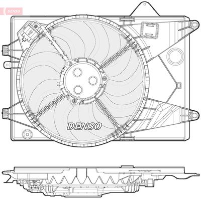Ventilators, Motora dzesēšanas sistēma DENSO DER15003