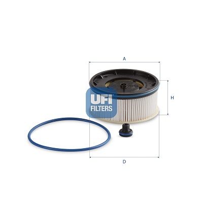 UFI 2614000 Degvielas filtrs