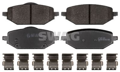Bremžu uzliku kompl., Disku bremzes SWAG 33 11 0919