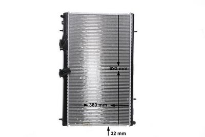 Radiators, Motora dzesēšanas sistēma MAHLE CR 1793 000S