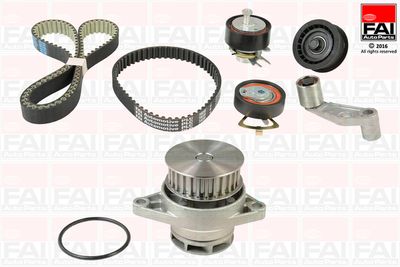 Ūdenssūknis + Zobsiksnas komplekts FAI AutoParts TBK346-6334