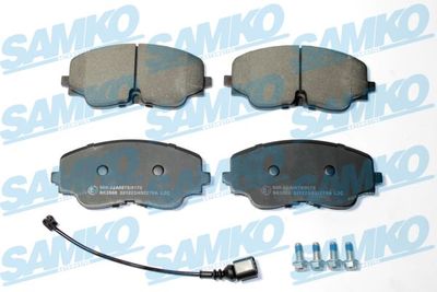 Комплект тормозных колодок, дисковый тормоз SAMKO 5SP2270A