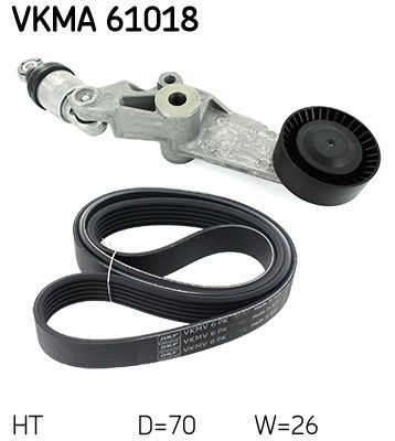 Поликлиновой ременный комплект SKF VKMA 61018