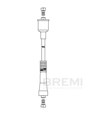 Augstsprieguma vads BREMI 448E70