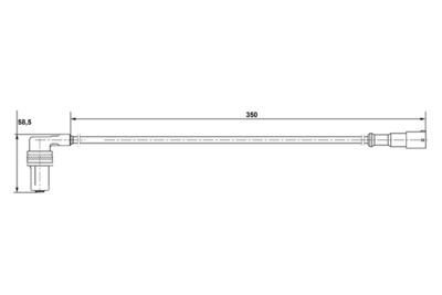 Devējs, Riteņu griešanās ātrums BOSCH 0 265 001 134