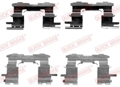 Piederumu komplekts, Disku bremžu uzlikas QUICK BRAKE 109-1631