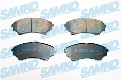 Комплект тормозных колодок, дисковый тормоз SAMKO 5SP1499