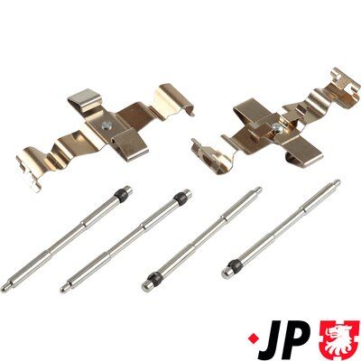 Комплектующие, колодки дискового тормоза JP GROUP 1164004610