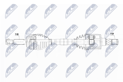 Приводной вал NTY NPW-CH-078