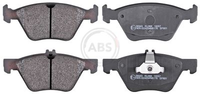 Bremžu uzliku kompl., Disku bremzes A.B.S. 36943