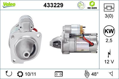 Starteris VALEO 433229