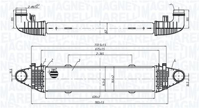 Интеркулер MAGNETI MARELLI 351319206250
