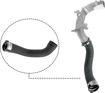 Трубка нагнетаемого воздуха GATES 09-0528