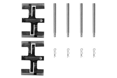 Комплектующие, колодки дискового тормоза BOSCH 1 987 474 104