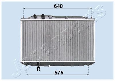 Radiators, Motora dzesēšanas sistēma JAPANPARTS RDA193022