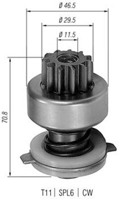 Zobrats, Starteris MAGNETI MARELLI 940113020107