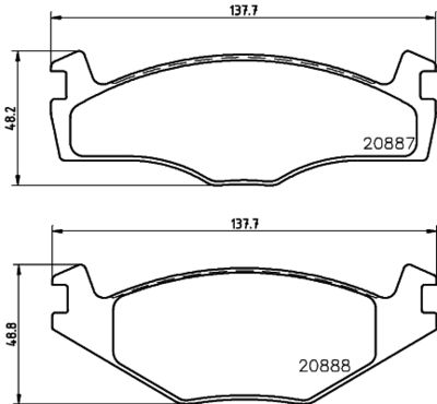 Bremžu uzliku kompl., Disku bremzes HELLA PAGID 8DB 355 006-381
