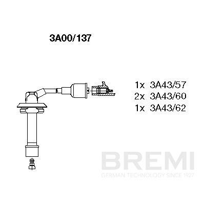 Augstsprieguma vadu komplekts BREMI 3A00/137