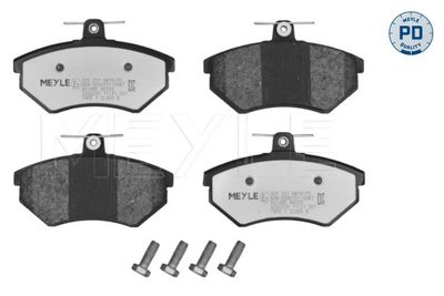 Комплект тормозных колодок, дисковый тормоз MEYLE 0252016819PD