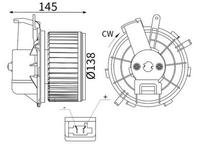 Salona ventilators MAHLE AB 430 000S