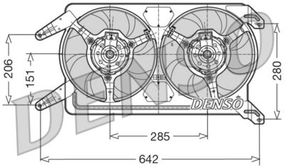 Ventilators, Motora dzesēšanas sistēma DENSO DER01012
