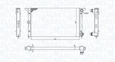 Radiators, Motora dzesēšanas sistēma MAGNETI MARELLI 350213194900