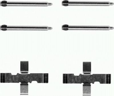 Piederumu komplekts, Disku bremžu uzlikas HELLA 8DZ 355 202-281