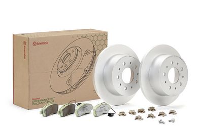 Bremžu komplekts, Disku bremzes BREMBO KT 10 003
